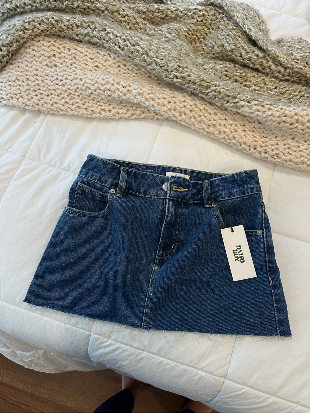 Dairy Boy Denim Skirt